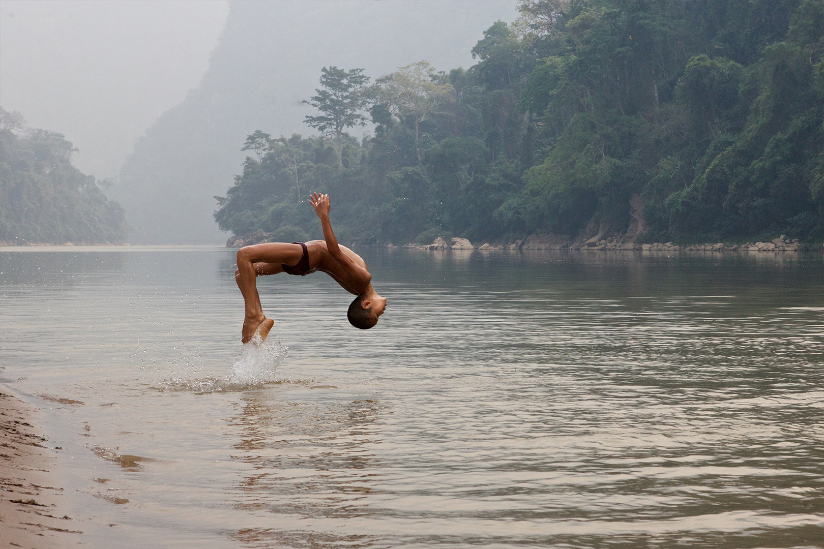 Nam Ou river life, Laos.