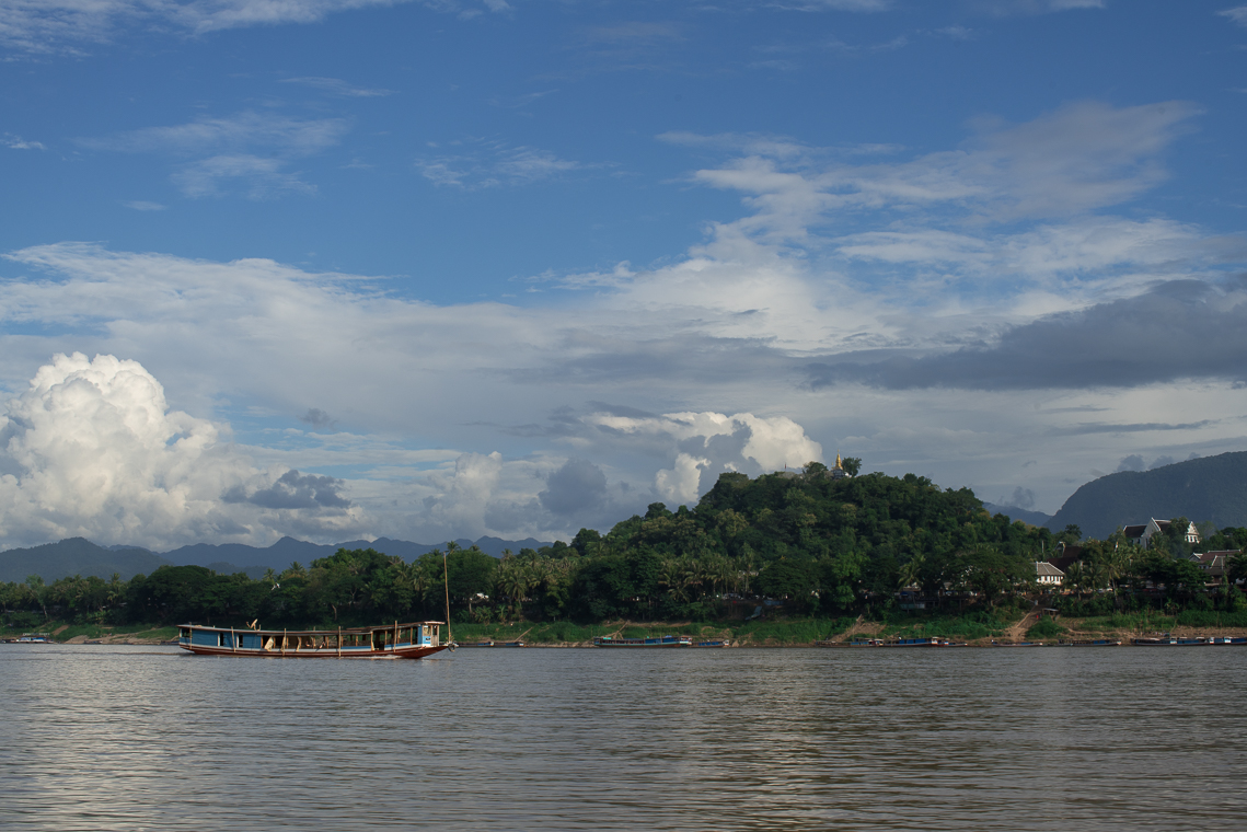 Luang Prabang view from Mekong River