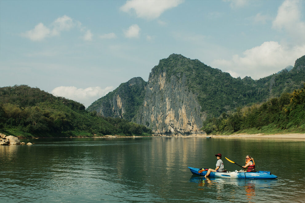 Nam Ou River Cave Rock