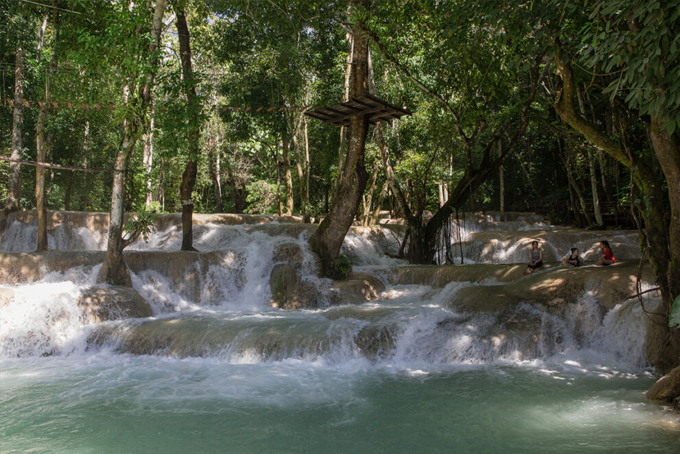 Lower Waterfall - Tad Sae Waterfall
